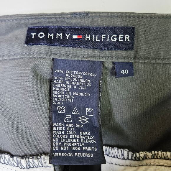 Tommy Hilfiger Gray Cargo Outdoor Shorts Hiking  Mens Size 40 Utility - Picture 3 of 9